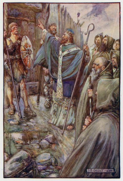 San Columba fece il segno della croce e i grandi cancelli si aprirono da J. R. Skelton