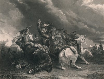 Sir William Russell alla Battaglia di Zutphen, 1586 da J. Rogers