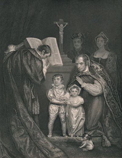 Il matrimonio di Riccardo Duca di York. Fratello di Edoardo V., 1478, 1821, metà XIX secolo da J. Rogers