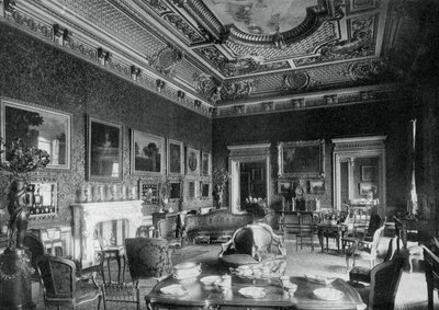 Il salotto, Montagu House, 1908 da J Russell and Sons