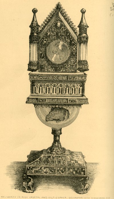 Reliquiario, inizio XIII secolo, 1881 da J. S. Goepel