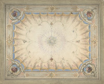 Progetto per il soffitto del boudoir, Ardgowan da J. S. Pearse.