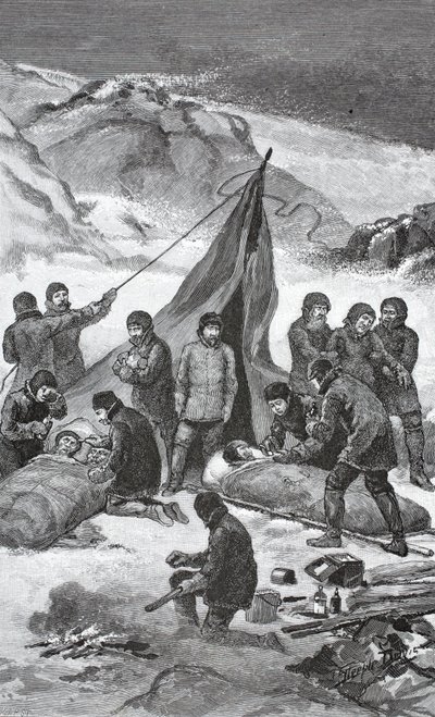 Il salvataggio, 23 giugno 1884, pub. Londra 1886 da J. Steeple Davis