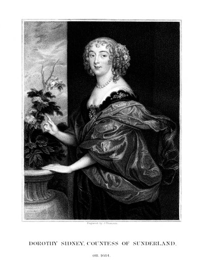 Dorothy Spencer, Contessa di Sunderland, 1823 da J. Thomson