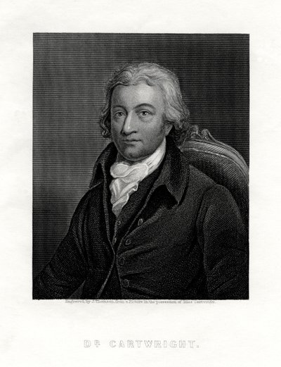 Edmund Cartwright, 1743-1823, ecclesiastico britannico e inventore del telaio meccanico da J. Thomson