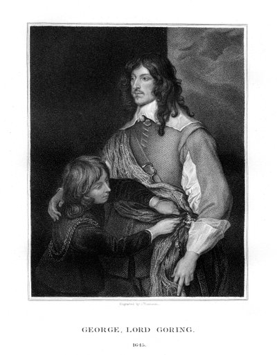 George Goring, Lord Goring, soldato realista inglese da J. Thomson
