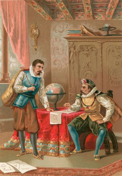 Keplero e Tycho Brahe nell