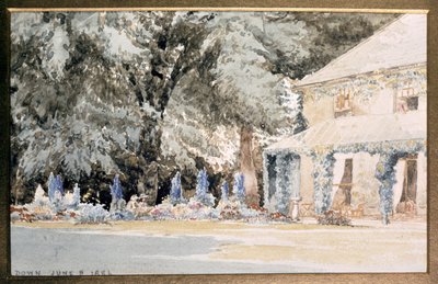 La casa di Darwin, "Down House, Kent". da J. Wedgwood
