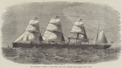 Il piroscafo Atlantic della White Star Line, naufragato vicino a Halifax, Nuova Scozia da J. Wells