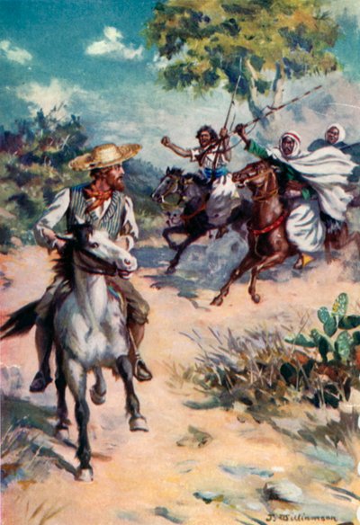 Mungo Park, inseguito da ladri moreschi da J. Williamson