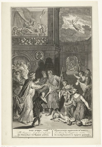 Morte dei primogeniti in Egitto da J. van Buysen