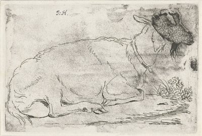 Capra sdraiata da Jabes Heenck (signed by artist)