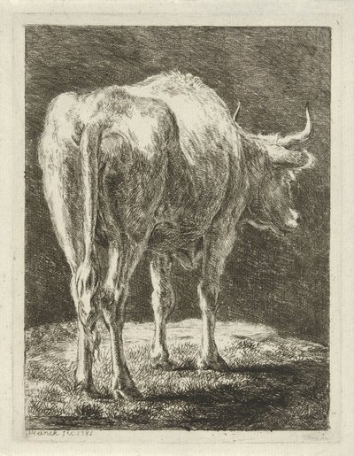 Mucca in un paesaggio da Jabes Heenck