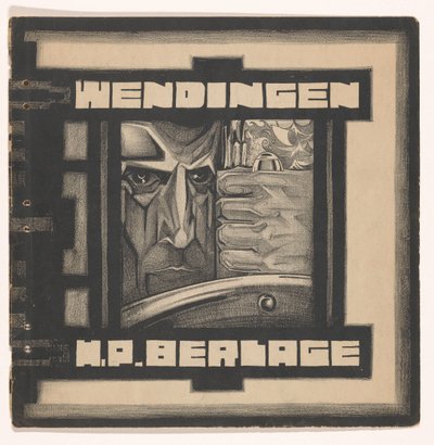 Copertina anteriore Wendingen 1920 da Jac Jongert