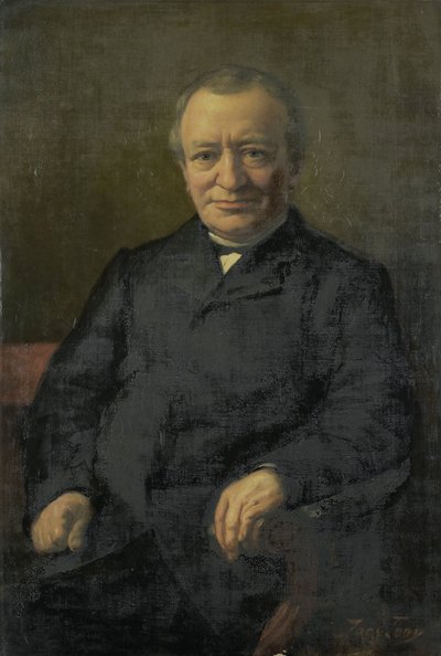Anthonie Gerardus van der Hout (1820-92) da Jac van Looij (signed by artist)