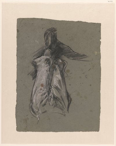 Gambe di una figura piegata in avanti da Jac van Looij