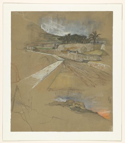 Due schizzi di viaggio di Alicante, Spagna da Jac van Looij