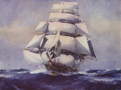 Clipper Lightning a vele spiegate da Jack Spurling