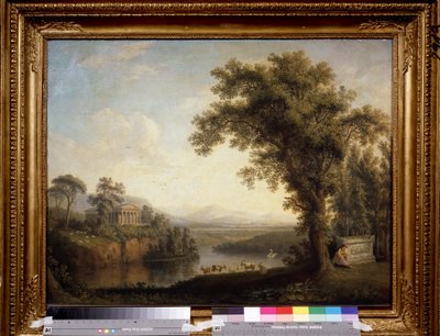 Paesaggio antico con la tomba di Fetonte da Jacob Philippe Hackert