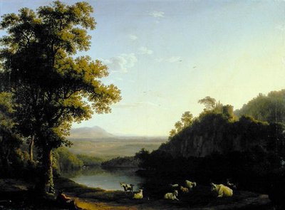 Paesaggio romano da Jacob Philippe Hackert