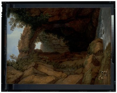 La roccia arcuata da Jacob Philippe Hackert