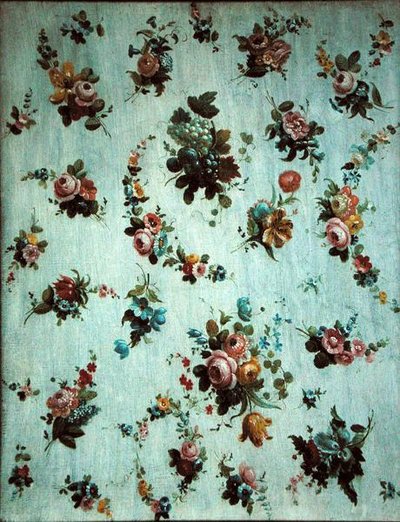 Decorazione di fiori e uva da Jacob Ber