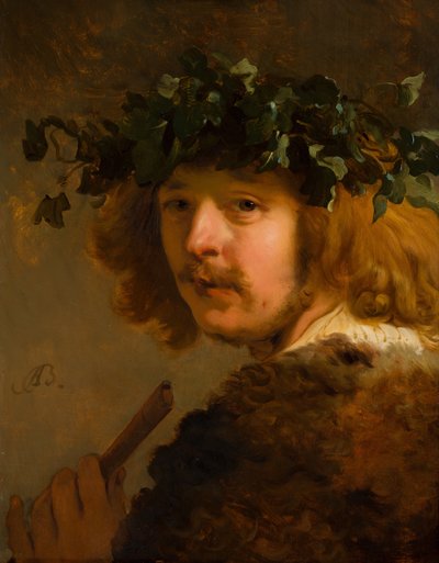 Pastore con un flauto Autoritratto, ca 1637 da Jacob Adriaensz. Backer