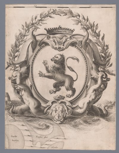 Mappa della Contea di Olanda e Utrecht (tavola 2) da Jacob Aertsz. Colom (I)