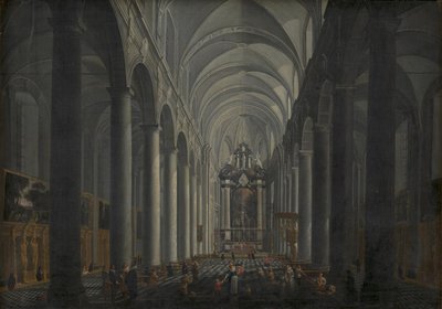 Interno della chiesa dei Gesuiti a Bruges da Jacob Balthasar Peeters