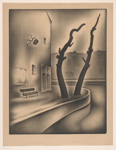 Angolo di un canale da Jacob Bendien (signed by artist)