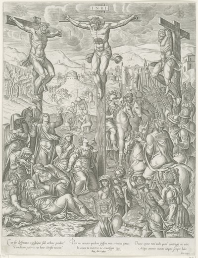 Crocifissione di Cristo da Jacob Bos