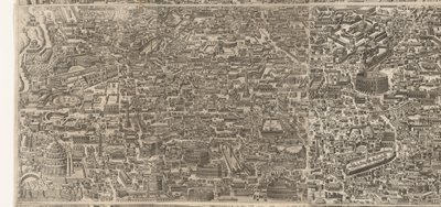 Mappa di Roma ai tempi dell