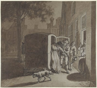 Il ritorno di due membri del circolo degli amici da Jacob  Cats