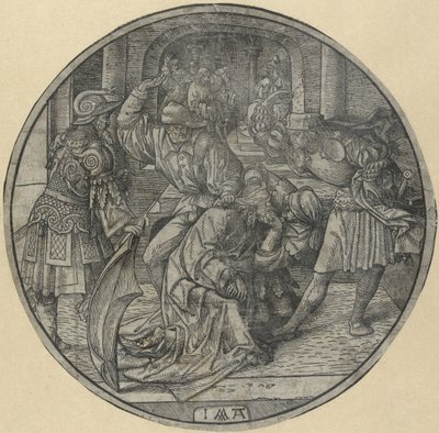 Derisione di Cristo (La Passione Rotonda) da Jacob Cornelisz van Oostsanen