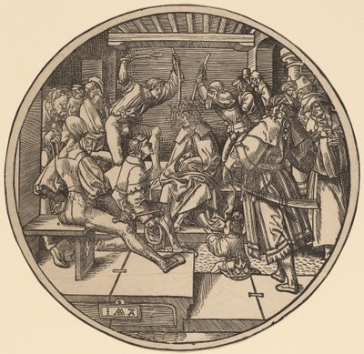 Cristo Incoronato di Spine da Jacob Cornelisz van Oostsanen