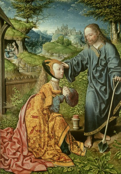 Cristo come giardiniere da Jacob Cornelisz van Oostsanen
