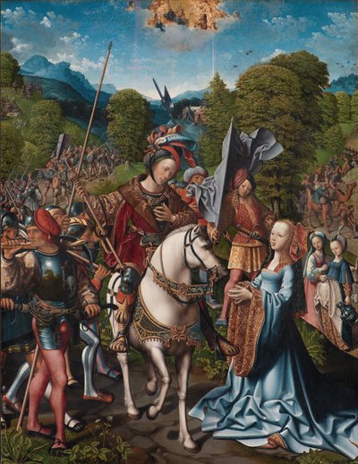 Davide e Abigail da Jacob Cornelisz van Oostsanen