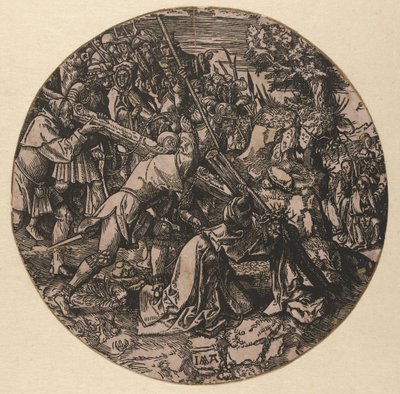 Portare la croce da Jacob Cornelisz van Oostsanen