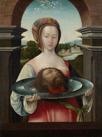 Salomè con la testa di Giovanni Battista, 1524 da Jacob Cornelisz van Oostsanen