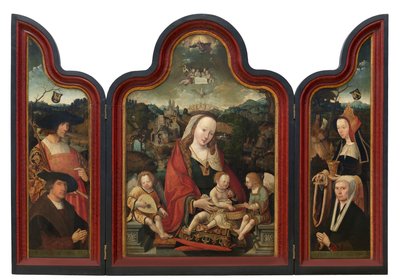 Trittico di Pompeius Otto e sua moglie Gerbich Claesdr da Jacob Cornelisz van Oostsanen