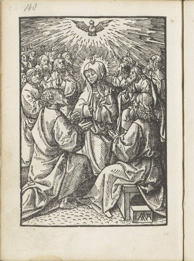 Discesa dello Spirito Santo (La piccola Passione) da Jacob Cornelisz van Oostsanen
