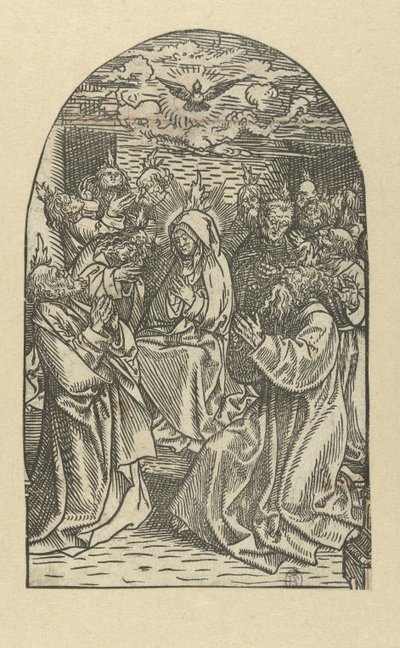 Discesa dello Spirito Santo da Jacob Cornelisz van Oostsanen