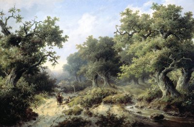 Paesaggio Boschivo con Viaggiatori da Jacob Cremer