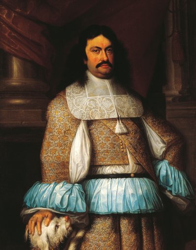 Ritratto di Ranuccio II Farnese (1630-1694), Duca di Parma e Piacenza e Castro, (dettaglio) da Jacob Denys