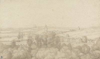 Una vista di Chatham da ovest da Jacob Esselens