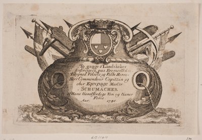 Titelblad til "To gange 6 Landskaber forferdigede på Bremerholm" da Jacob Fosie