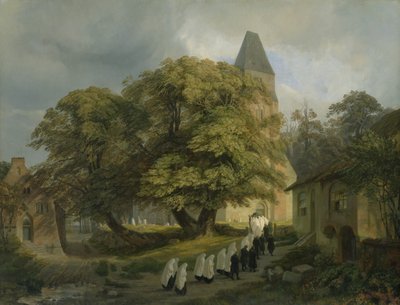 Cimitero di Elstorf, vicino ad Amburgo, 1837 da Jacob Gensler