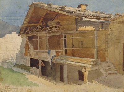Cascina in Costruzione, 1829 da Jacob Gensler