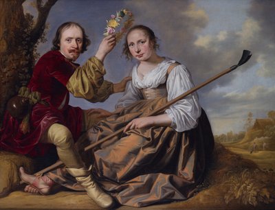 Una coppia in un paesaggio pastorale da Jacob Gerritsz Cuyp