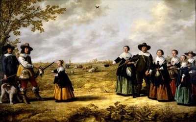 Ritratto di una famiglia in un paesaggio da Jacob Gerritsz Cuyp
